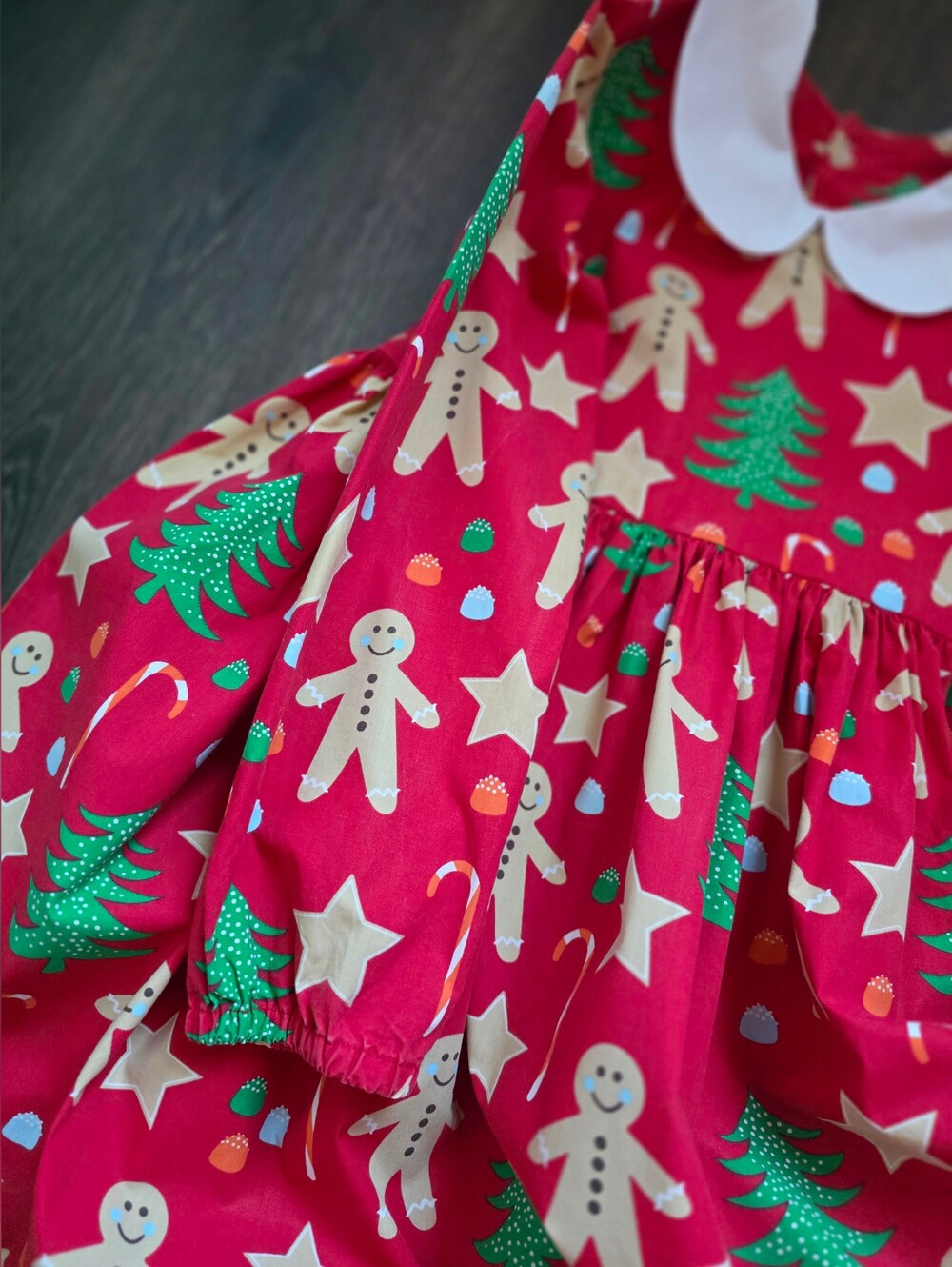 Eleanor Rose Cayden Christmas gingerbread man dress - Picture 11 of 13